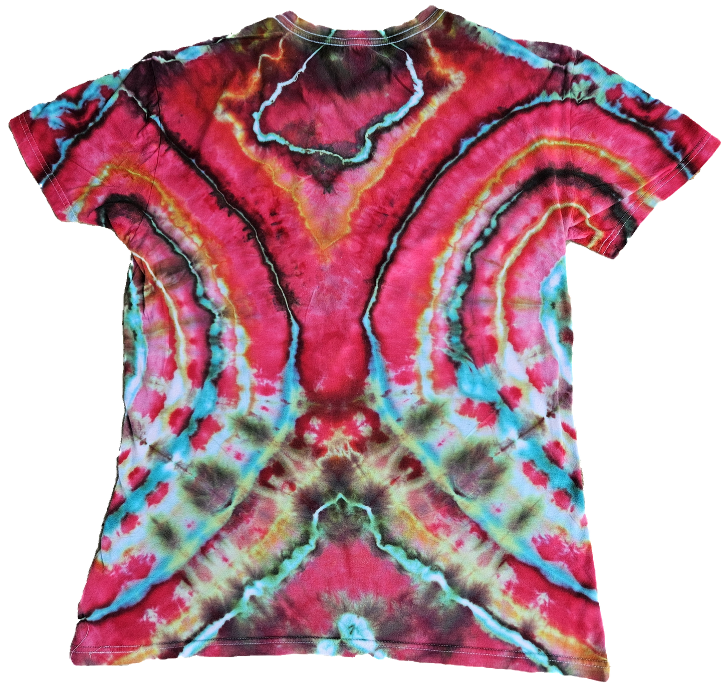 Electric Fuschia - Upcycled - Ice Dyed - Men's/Unisex L