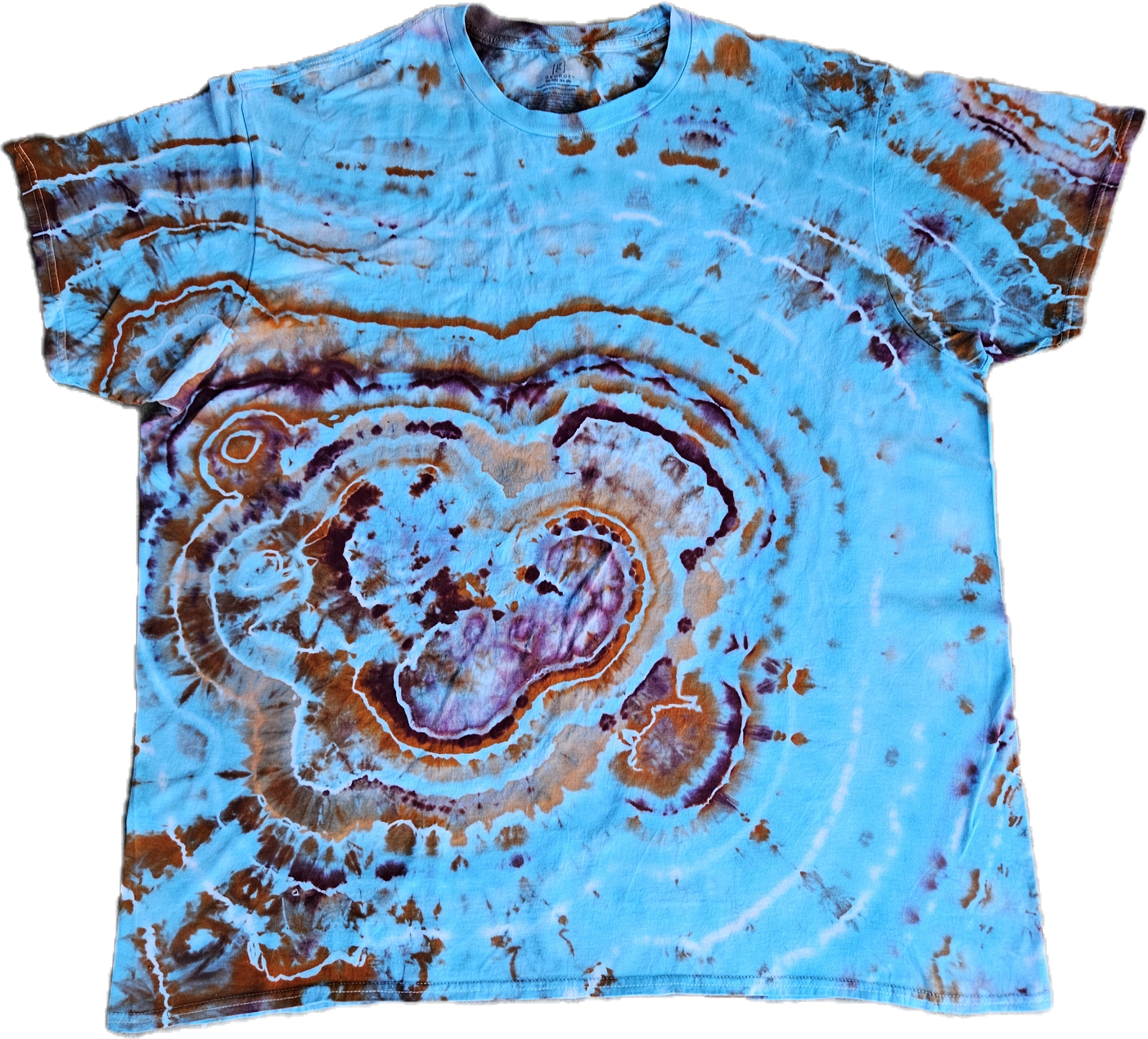 Rusty Turquoise - Ice Dyed - Men's/Unisex 3XL