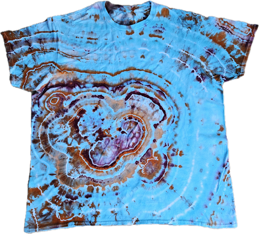 Rusty Turquoise - Ice Dyed - Men's/Unisex 3XL