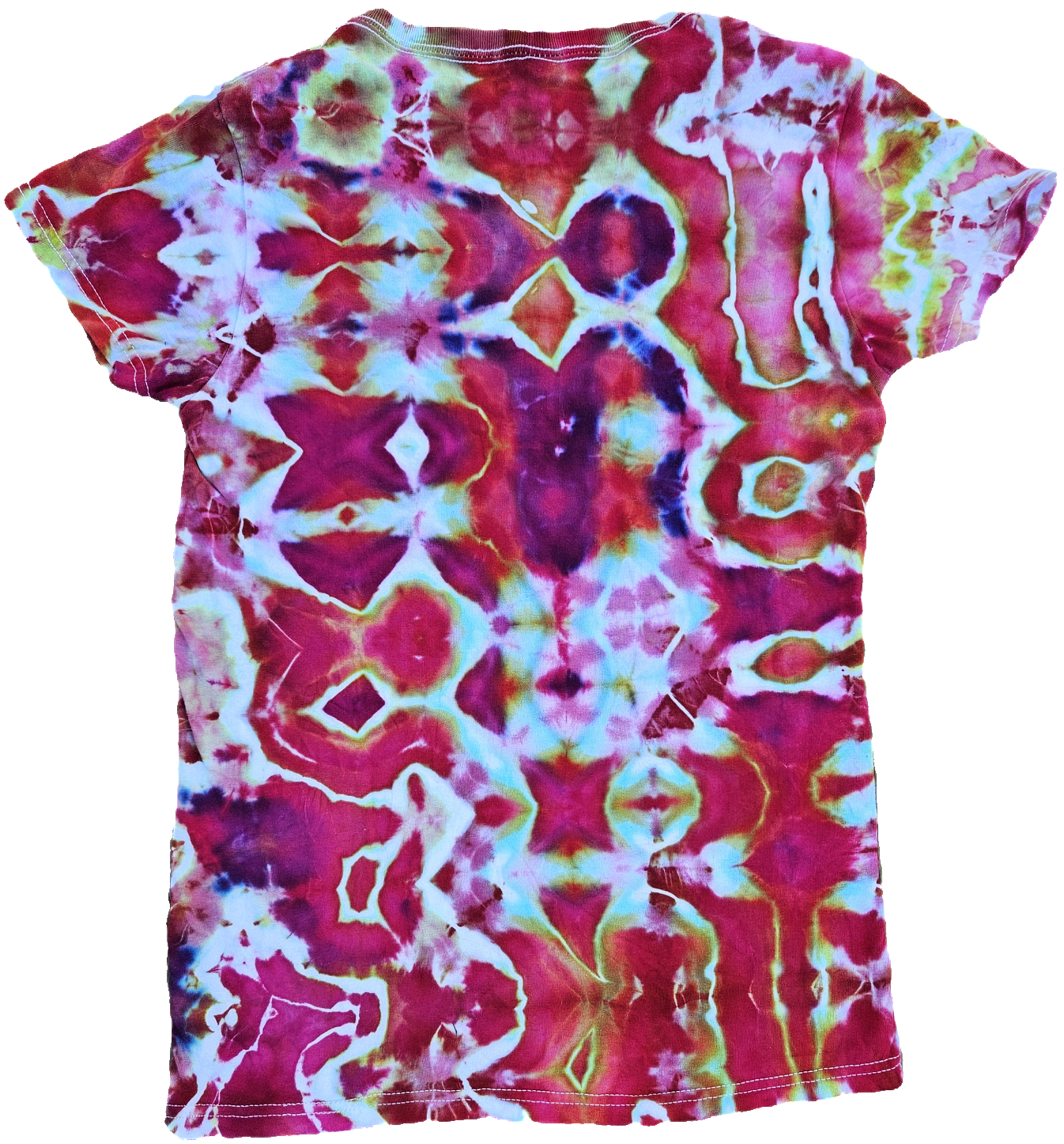 Electric Fuschia - Glitch Tie Dye - Women's S