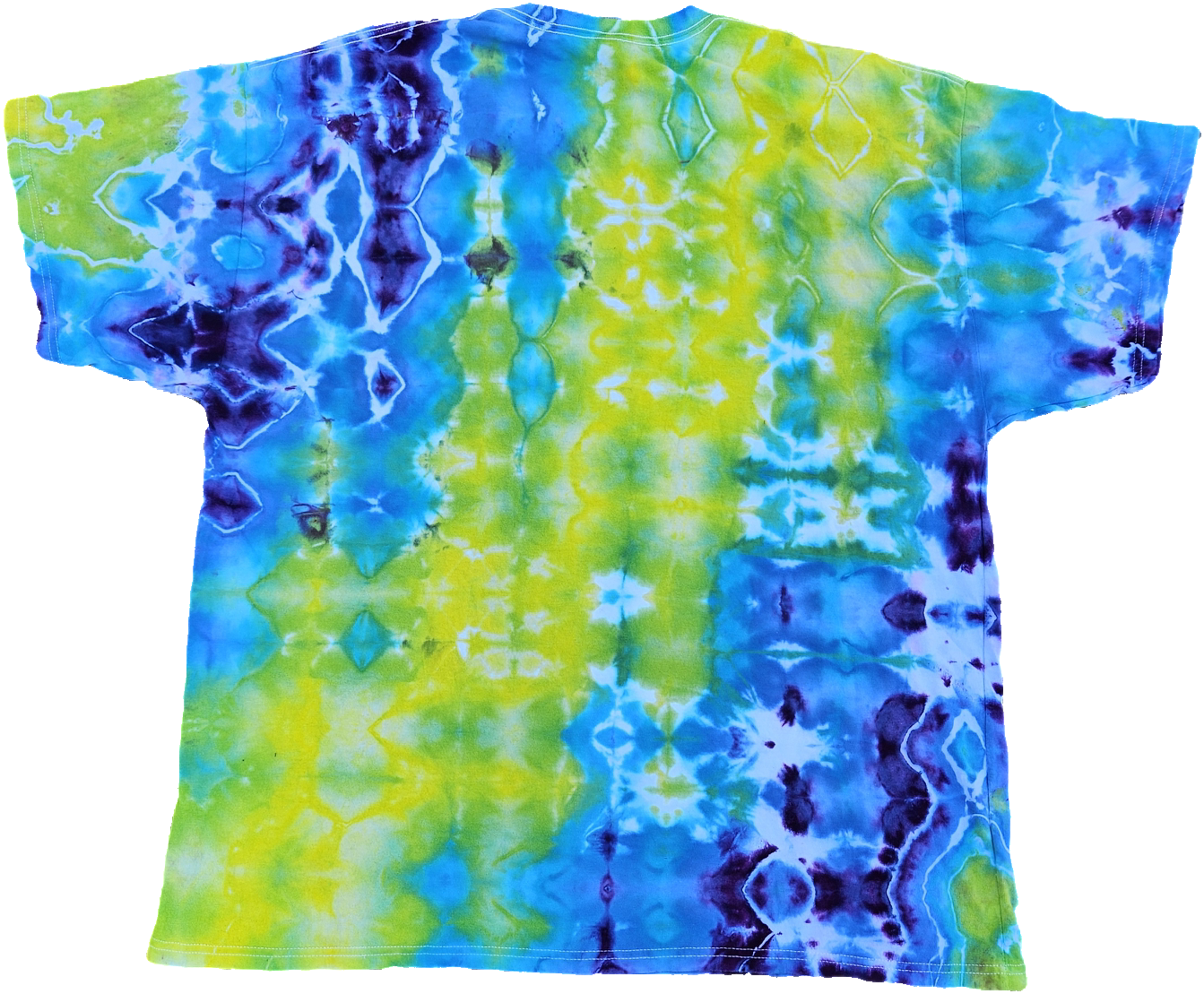 Neon Burst - Glitch Tie Dye - Men's/Unisex 2XL