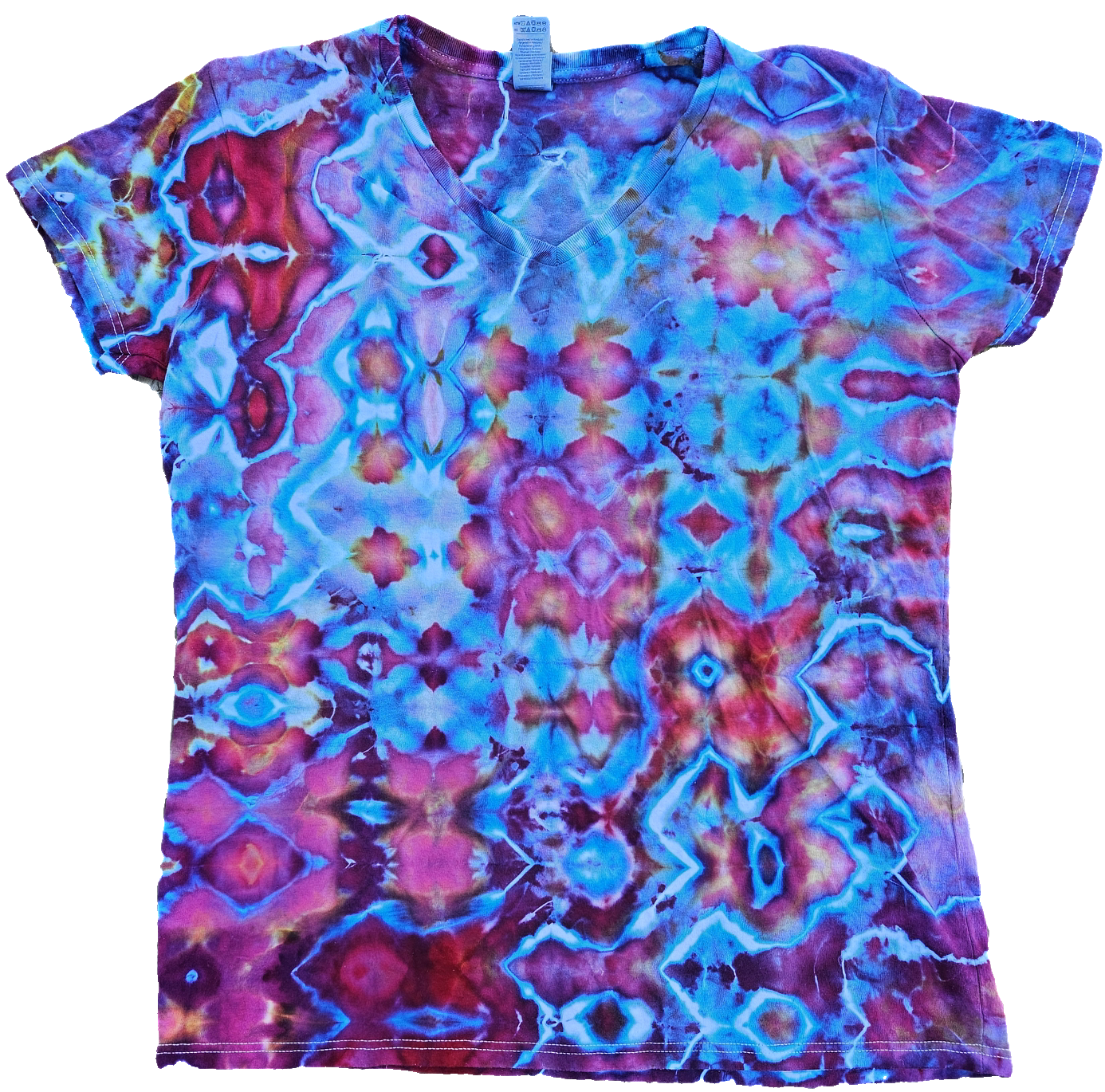 Electric Berry - Glitch Tie Dye - Women's XL