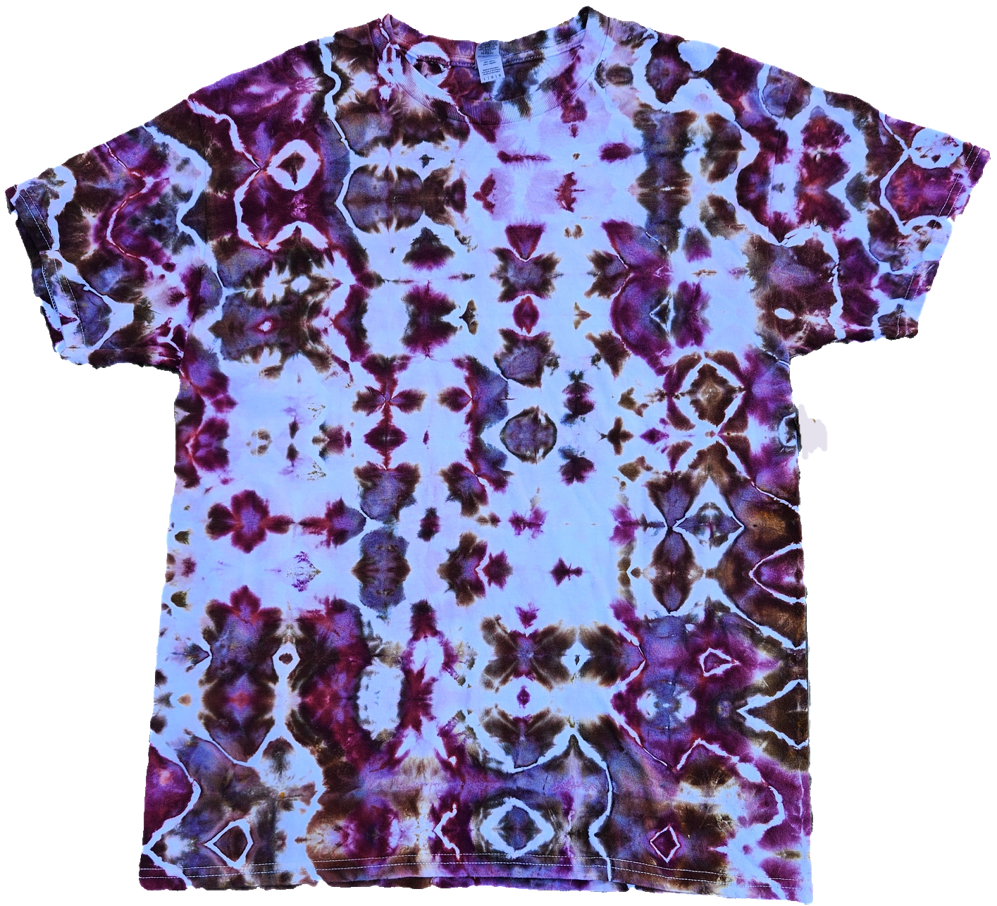 Earthy Merlot - Glitch Tie Dye - Men's/Unisex L