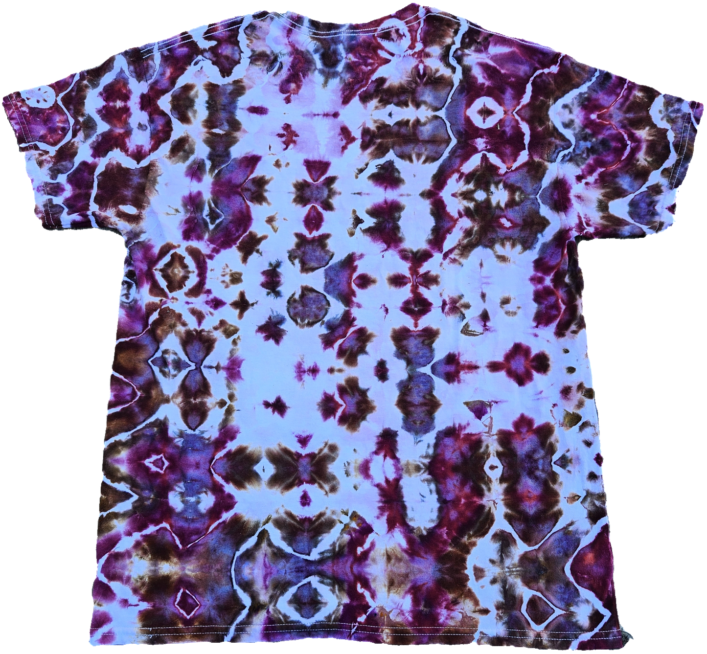 Earthy Merlot - Glitch Tie Dye - Men's/Unisex L